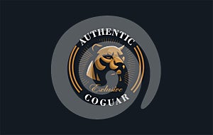 The image of a coguar or panter.